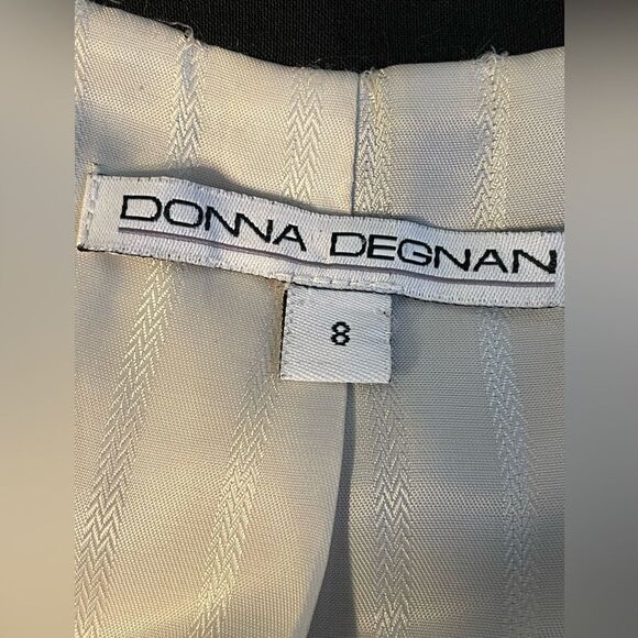DONNA DEGNAN black blazer single button 8 - Picture 6 of 7